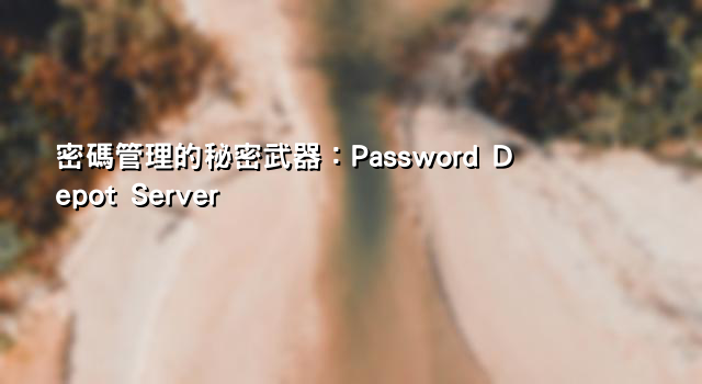 密碼管理的秘密武器：Password Depot Server